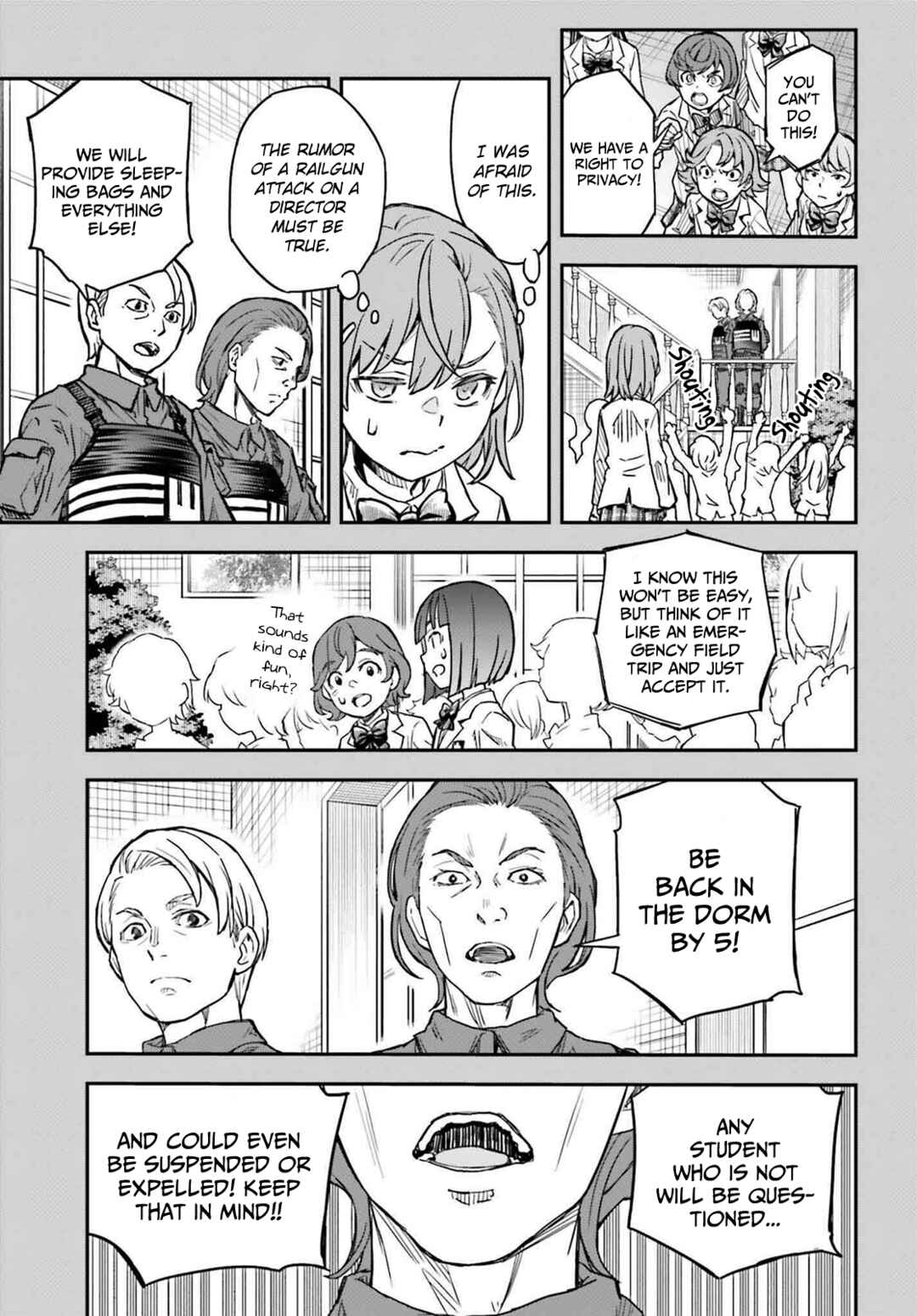 Toaru Majutsu no Index Gaiden: Toaru Kagaku no Railgun Chapter 158.2 - Page 15