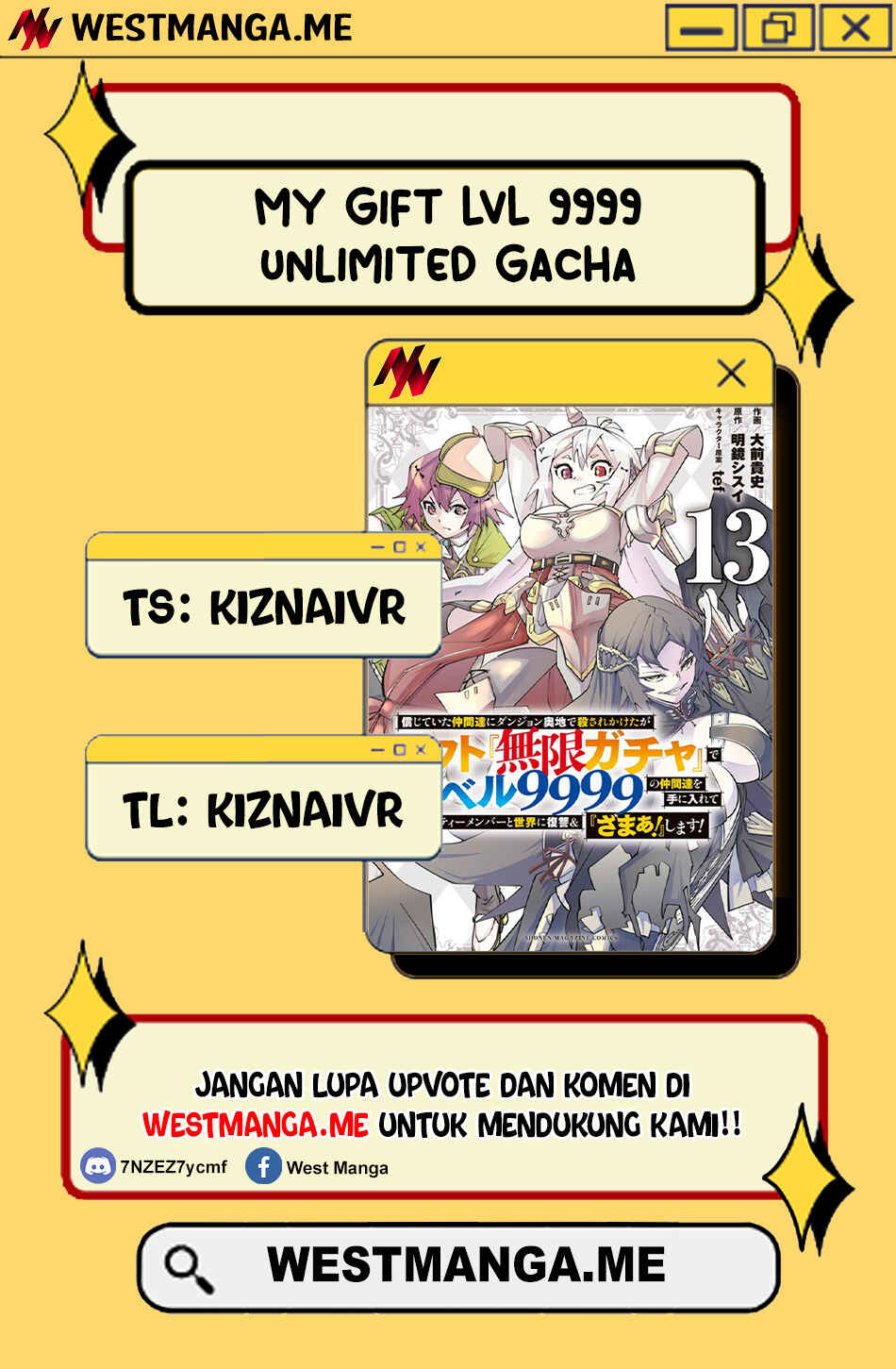 Shinjiteita Nakamatachi ni Dungeon Okuchi de Korosarekaketa ga Gift "Mugen Gacha" de Level 9999 no Nakamatachi wo Te ni Irete Moto Party Member to Sekai ni Fukushuu & "Zamaa!" Shimasu! Chapter 168 - Page 1