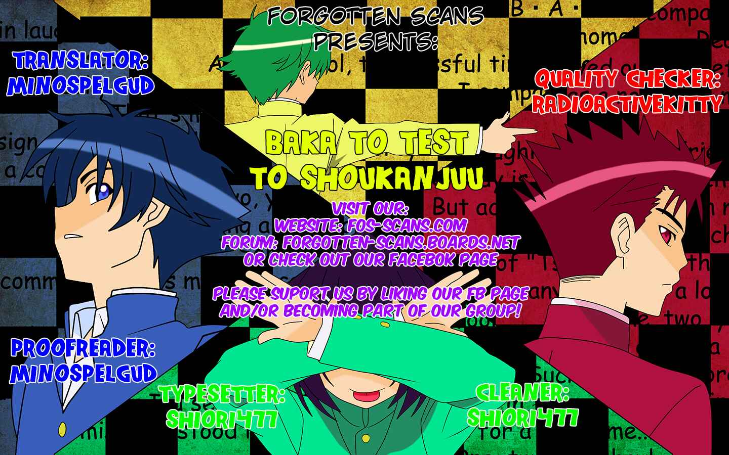 Baka to Test to Shoukanjuu Chapter 26 - Page 1