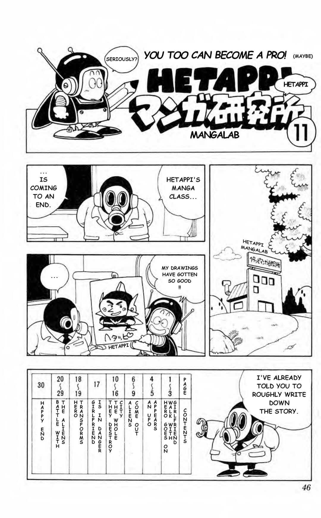 Akira Toriyama's Lazy Manga Lab Chapter 1.11 - Page 1