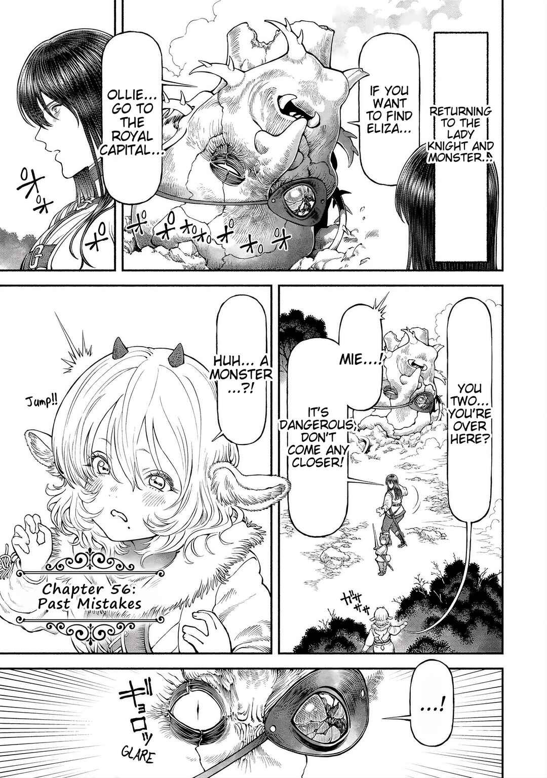 Onna Kishi to Kemomimi no Ko Chapter 56 - Page 1