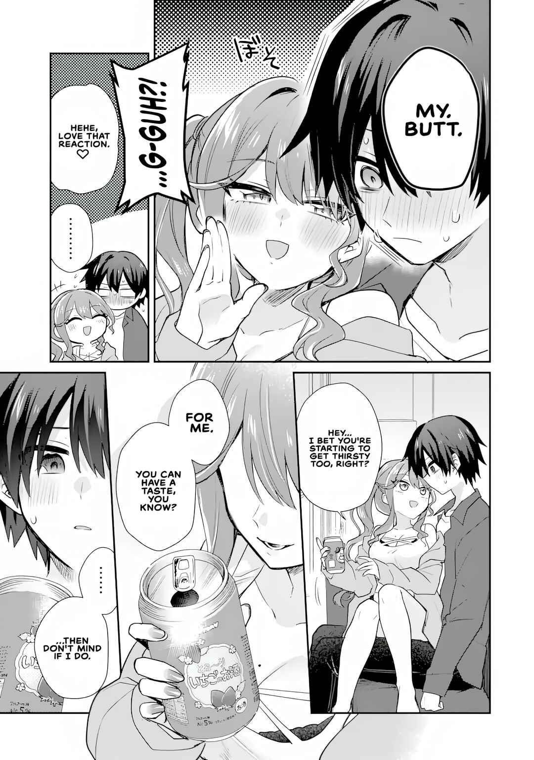 Osake to Senpai Kanojo to no Amaama Doukyo Lovecome wa Nijuusai ni Natte kara Chapter 5 - Page 9