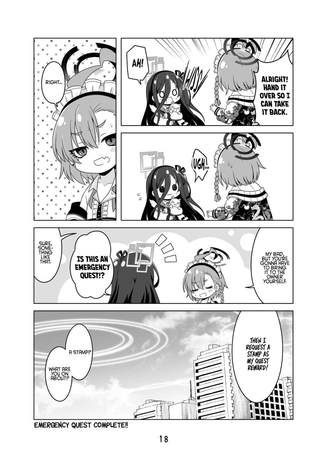Blue Archive - Magical Hero Arisu Will Do Her Best!! (Doujinshi) Chapter 1 - Page 18