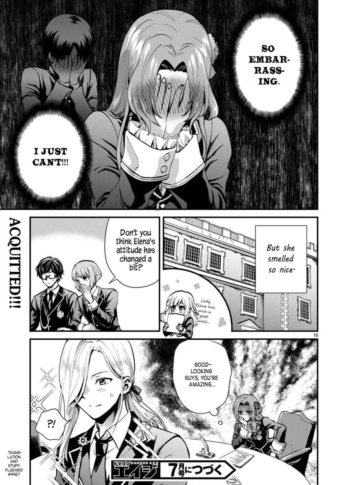 Danshi Koukousei, Otome Game no Akuyaku Reijou ni Tensei Suru. Chapter 3 - Page 15
