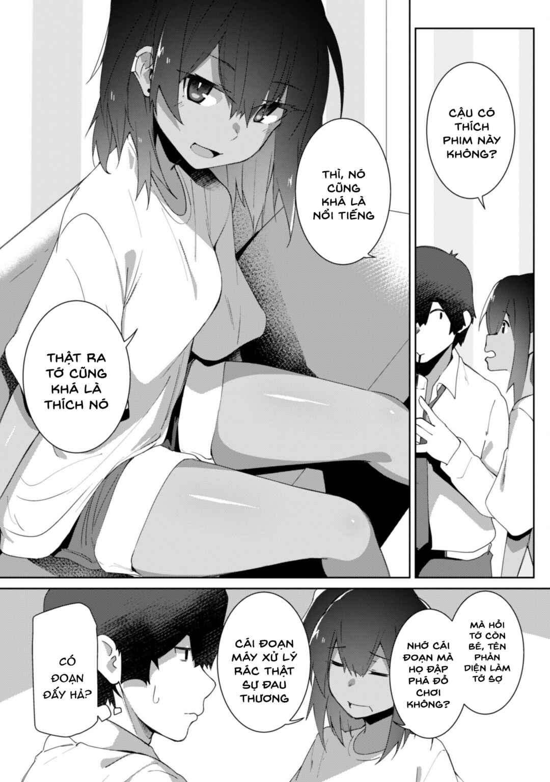 Mainichi Ie ni Kuru Gal ga Kyorikan Zero Demo Yasashiku nai Chapter 7.2 - Page 3