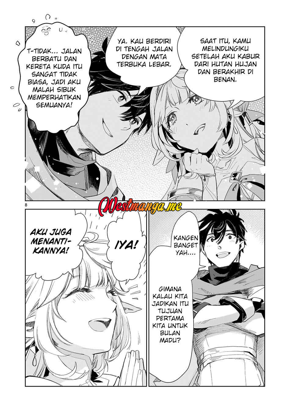 Elf Tsuma to Hajimeru Yuukyuu no Tabi: Densetsu no Yuusha, Aisuru Elf to Tomoni 100-nenmae ni Sukutta Sekai o Tabi Suru Chapter 2 - Page 8