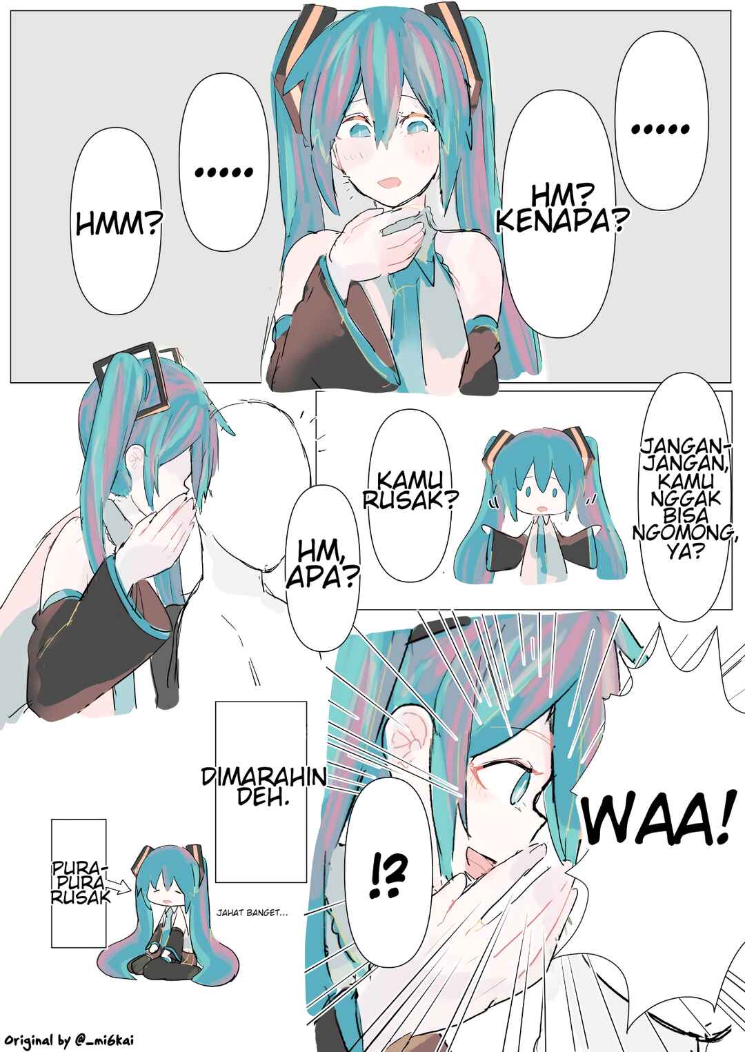 VOCALOID - The Daily Life of Master & Hatsune Miku (Doujinshi) Chapter 1 - Page 1