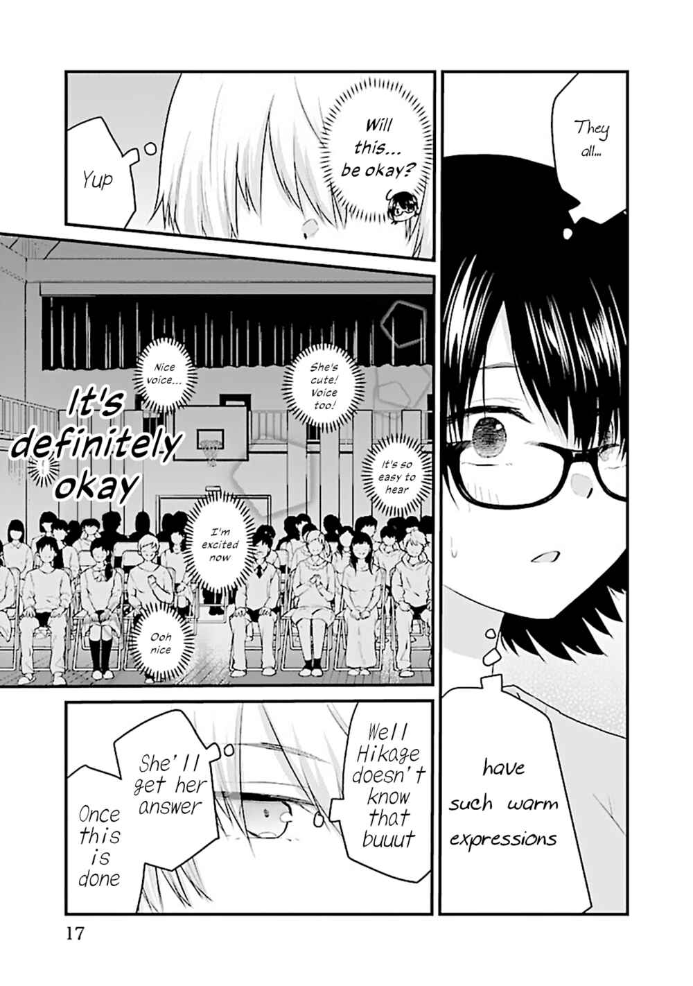 Koe ga dasenai Shoujo wa "Kanojo ga Yasashisugiru" to Omotte iru Chapter 56 - Page 6