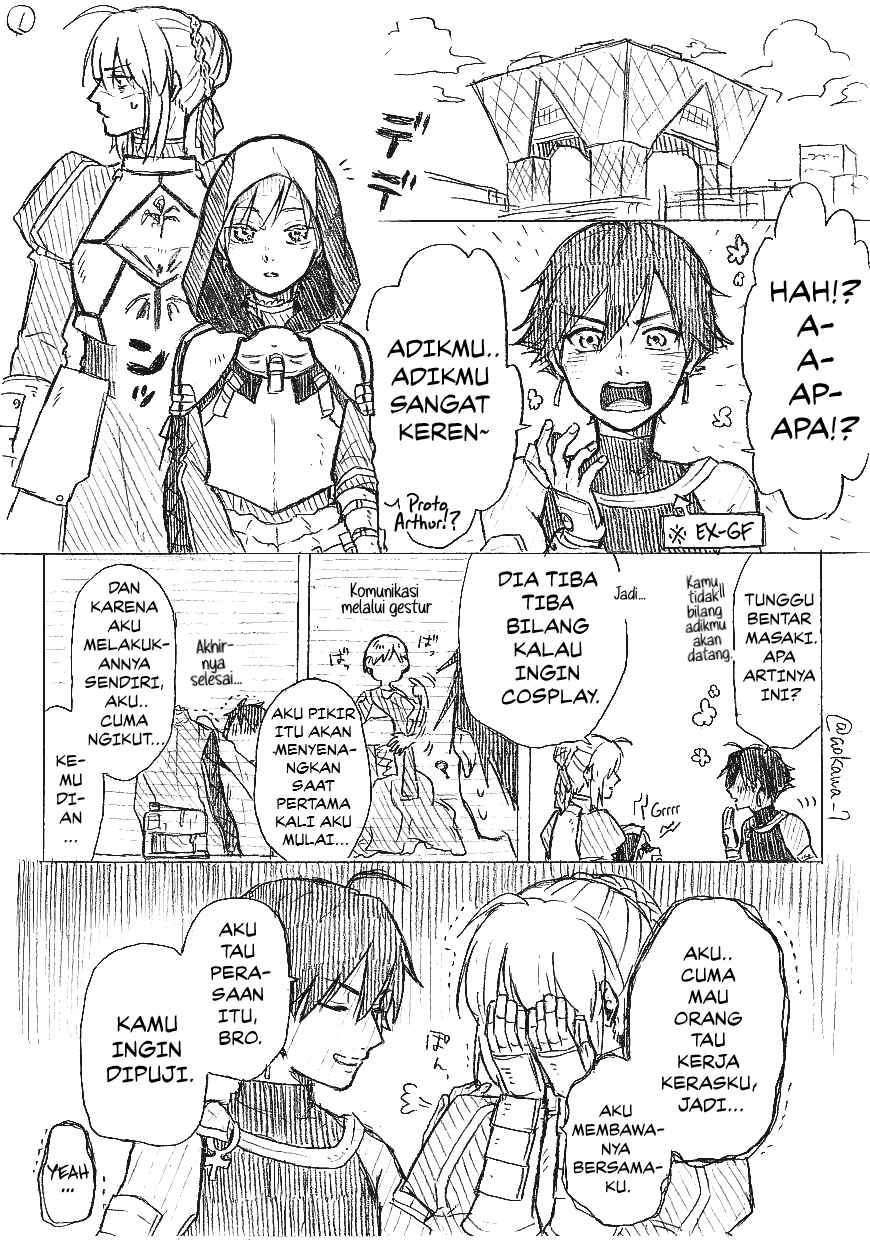 Josou Cosplayer ni Otouto ga Dekiru Manga Chapter 2.3 - Page 2