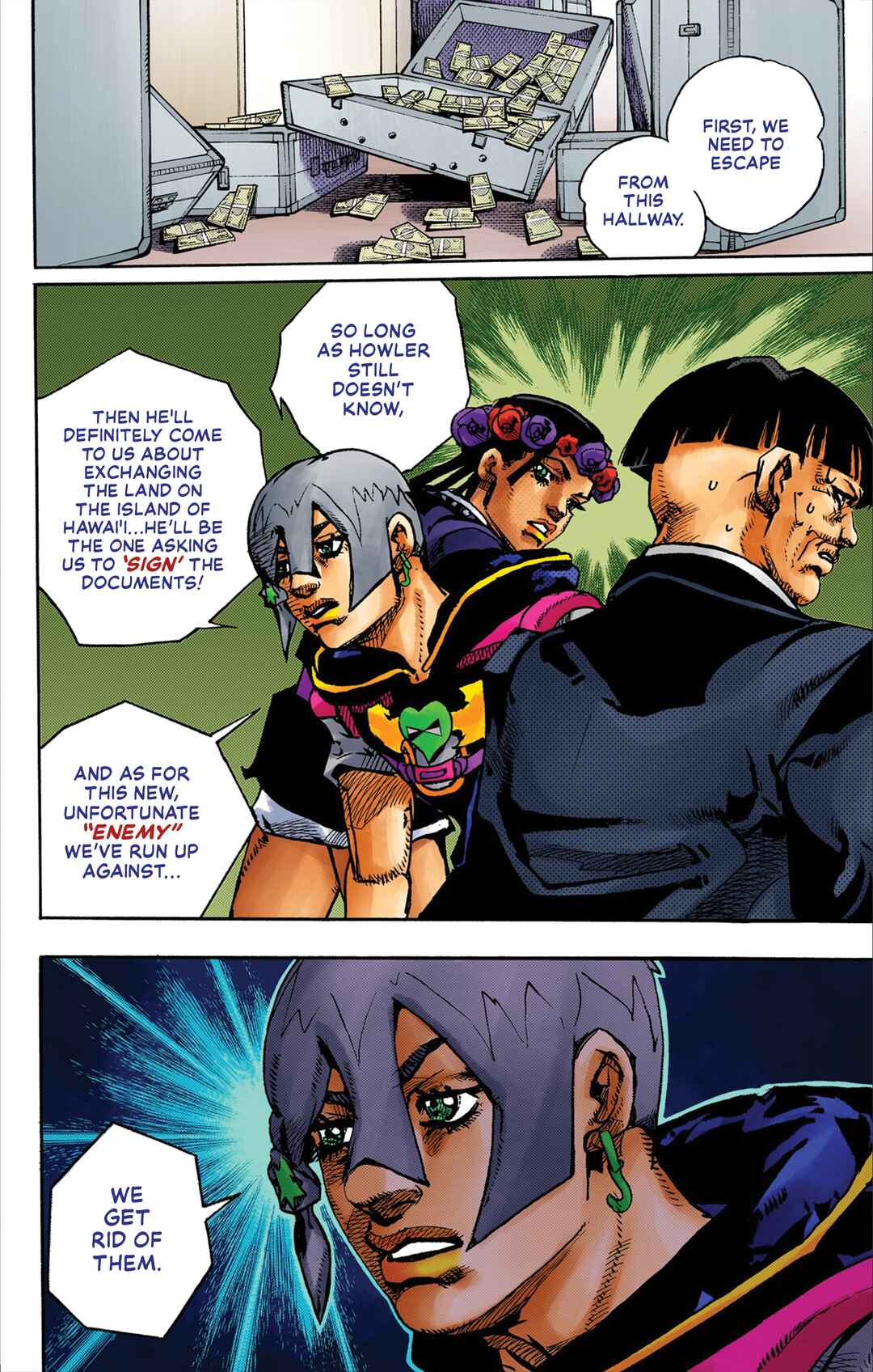 JoJo no Kimyou na Bouken Dai-9-bu: The JOJOLands Color-ban Chapter 28 - Page 14