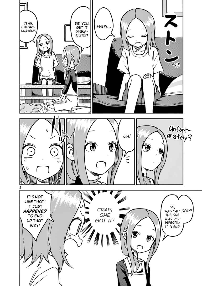 Karakai Jouzu no (Moto) Takagi-san Chapter 117.5 - Page 2