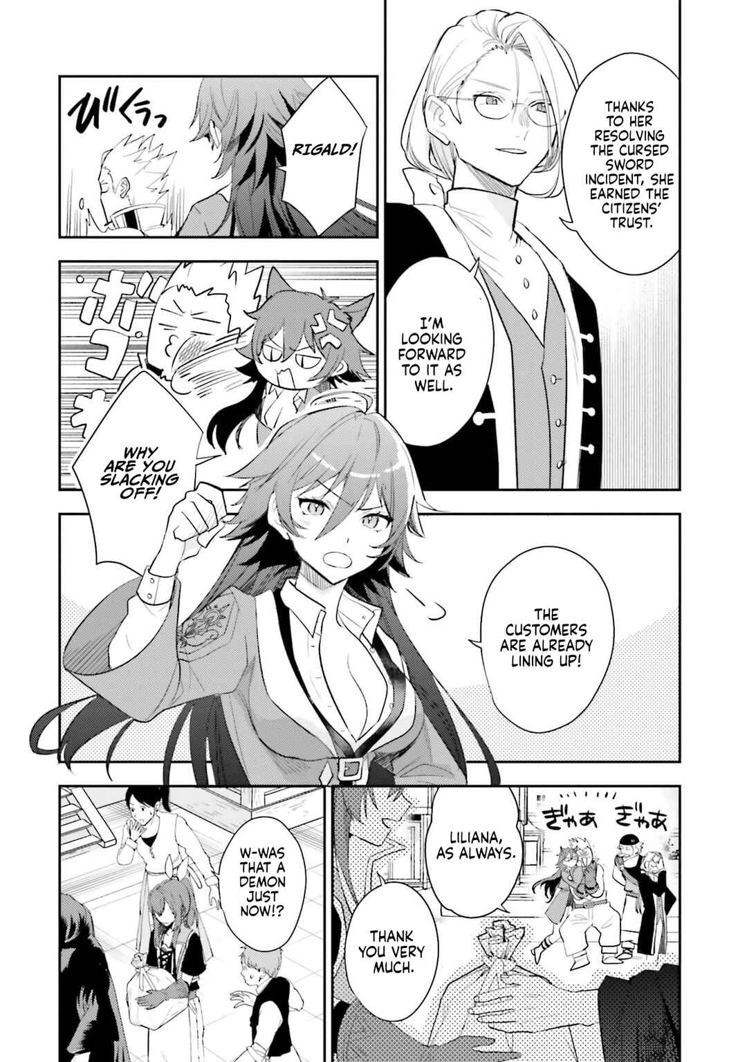 Onna Kajishi wa Ohitoyoshi Guild ni Hirowaremashita ~Shintenchi de Ganbaru Kajishi Seikatsu~ Chapter 37 - Page 38