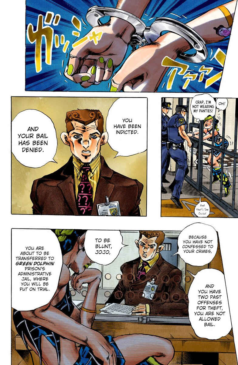 JoJo no Kimyou na Bouken: Part 6 - Stone Ocean Color-ban Chapter 1 - Page 15