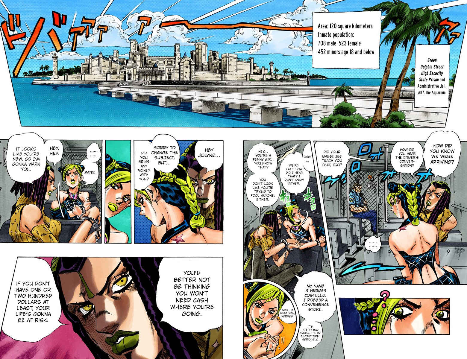 JoJo no Kimyou na Bouken: Part 6 - Stone Ocean Color-ban Chapter 1 - Page 26