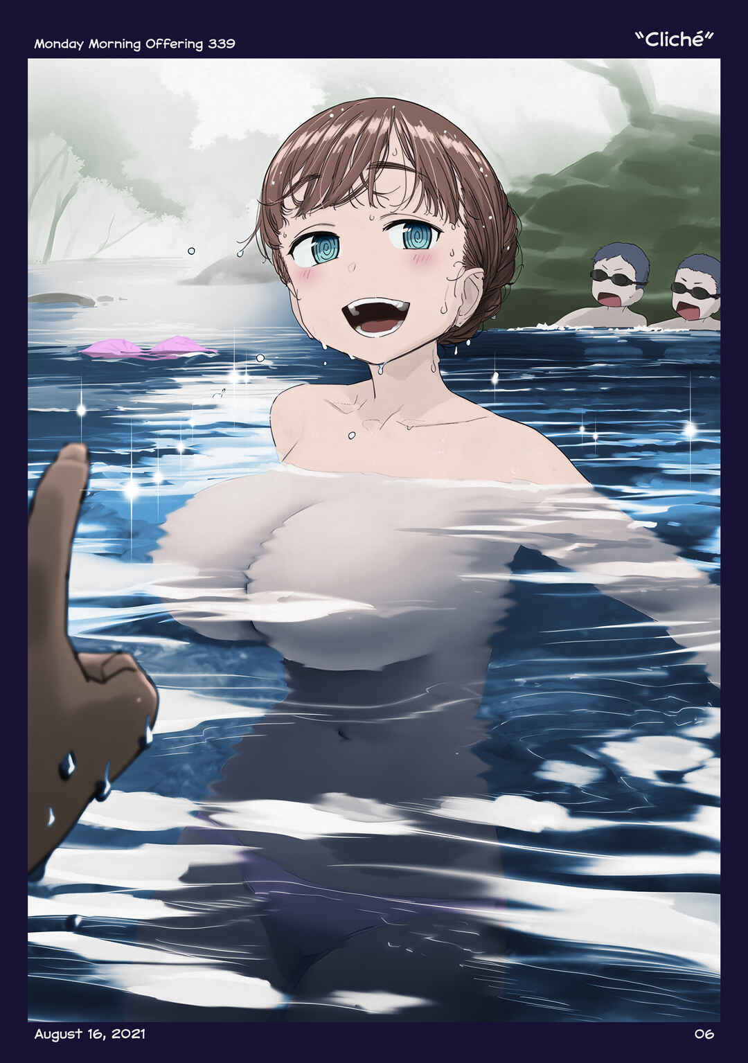 Getsuyoubi no Tawawa (Twitter Webcomic) (Fan Colored) Chapter 40 - Page 5