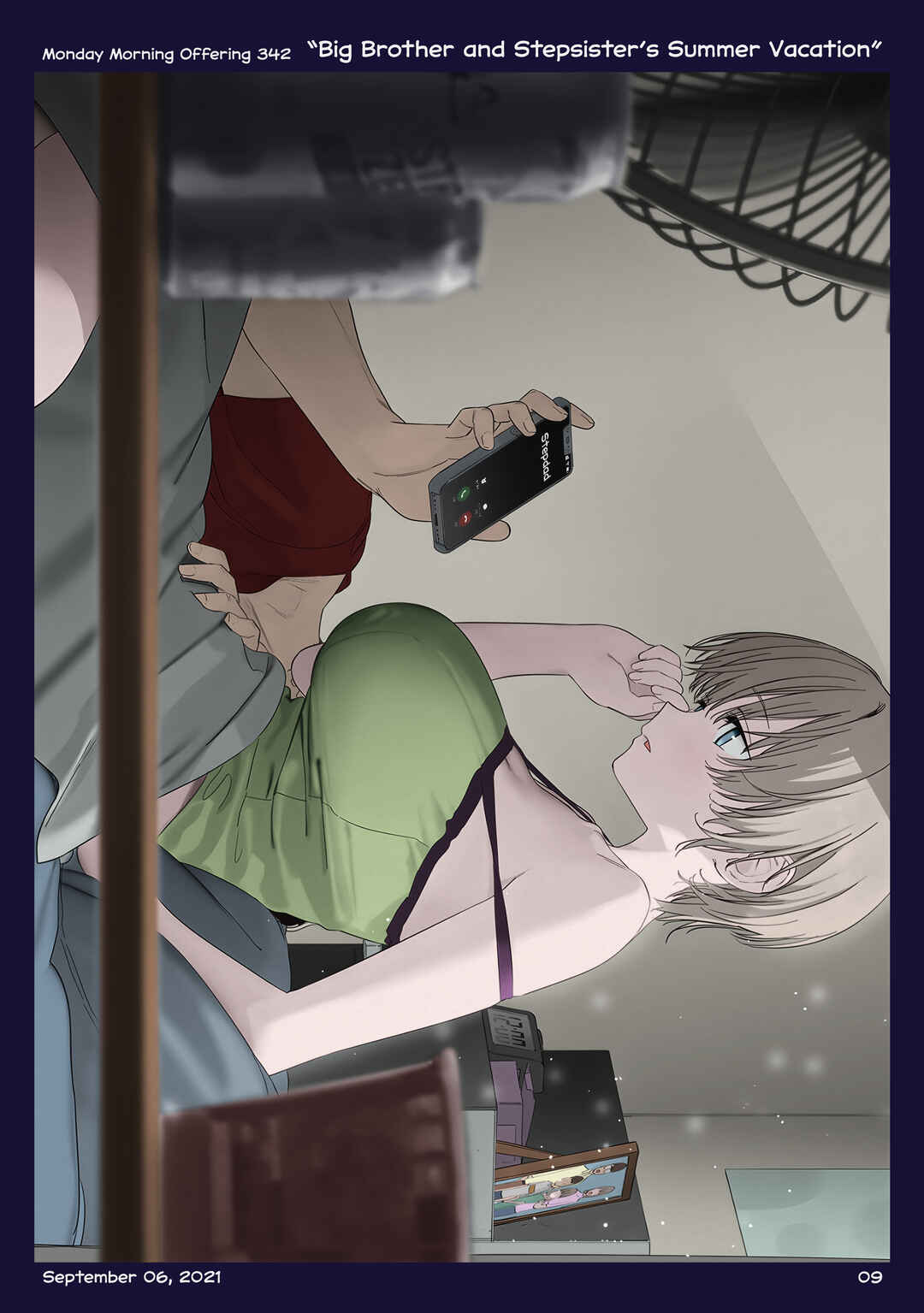 Getsuyoubi no Tawawa (Twitter Webcomic) (Fan Colored) Chapter 40 - Page 8