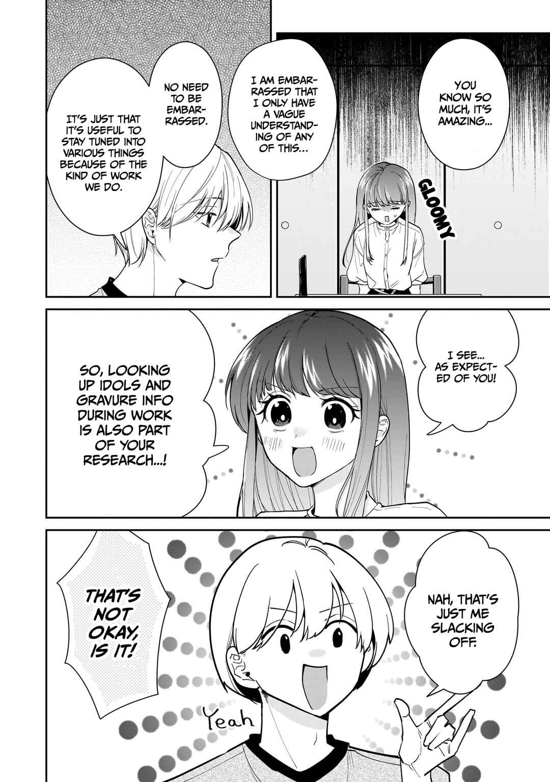 Misato-san wa Amasugi Joushi ni Chotto Kibishii Chapter 19 - Page 12