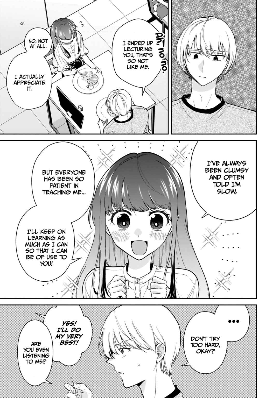 Misato-san wa Amasugi Joushi ni Chotto Kibishii Chapter 19 - Page 9