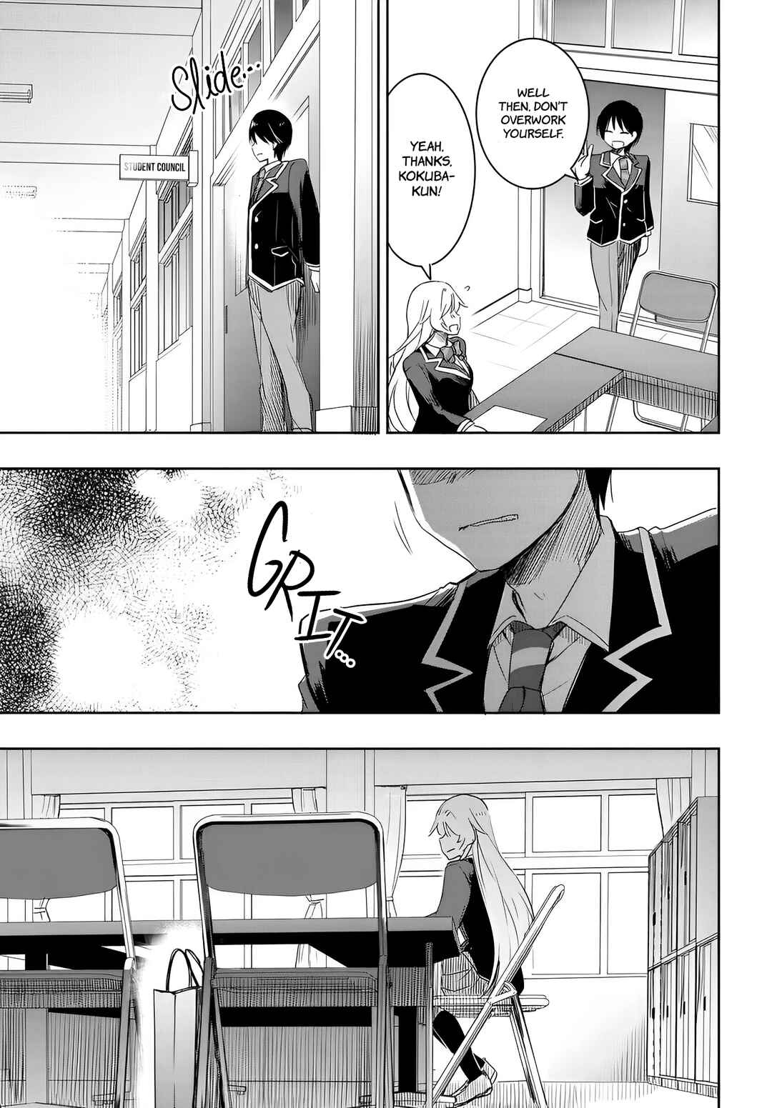 Watashi yori Tsuyoi Otoko to Kekkon shitai no - Seiso na Biji Seito Kaichou (Jitsu wa Moto Banchou) no Himitsu wo Shiru Inkya (Jitsu wa Kanojo wo Koeru Saikyou no Yankee) Chapter 10 - Page 5