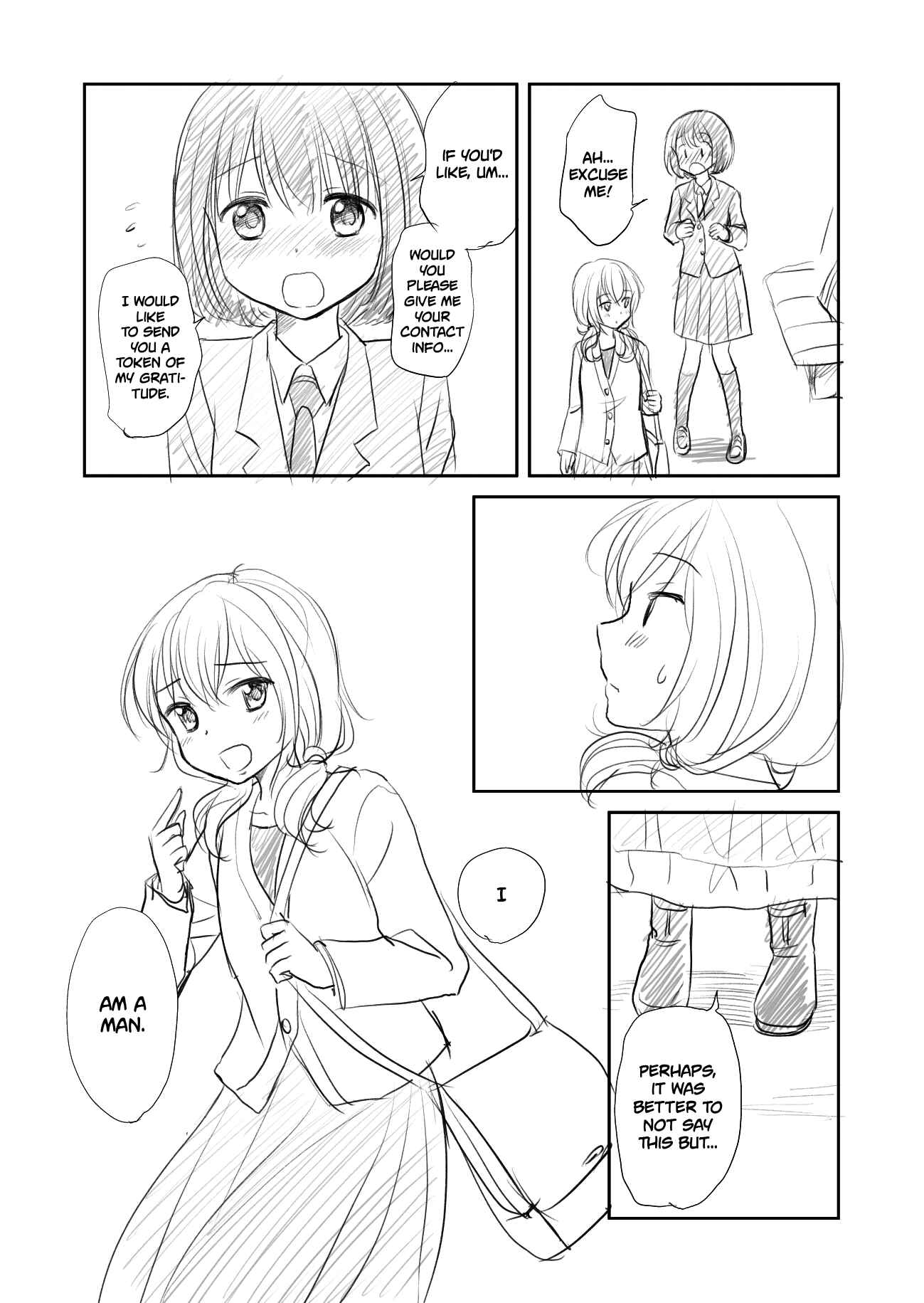 Otome Danshi ni Koisuru Otome Chapter Oneshot - A morning on the train of a gi... - Page 3