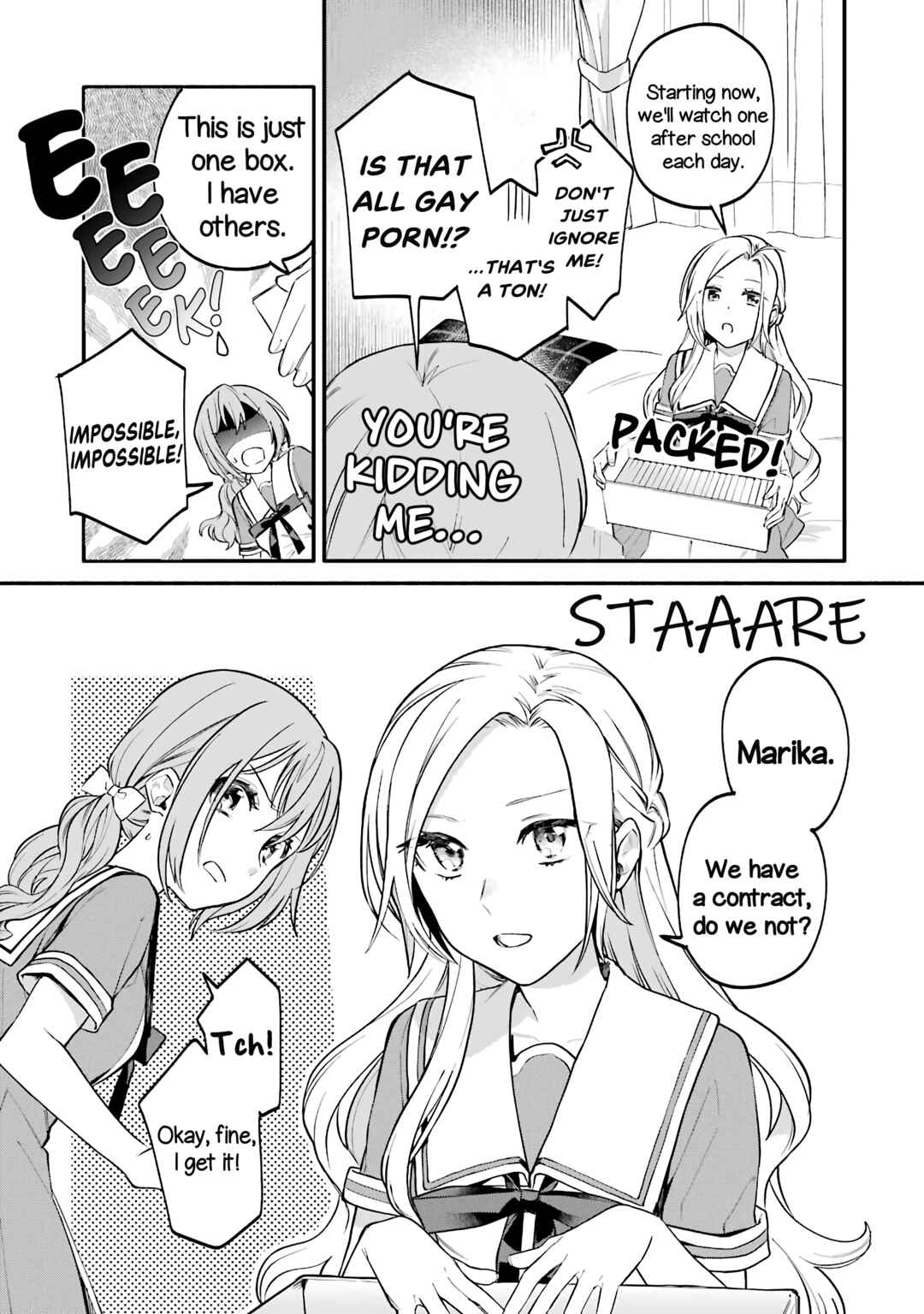 Onna Doushi toka Arienai desho to Iiharu Onnanoko wo, Hyakunichikan de Tetteiteki ni Otosu Yuri no Ohanashi Chapter 2 - Page 34