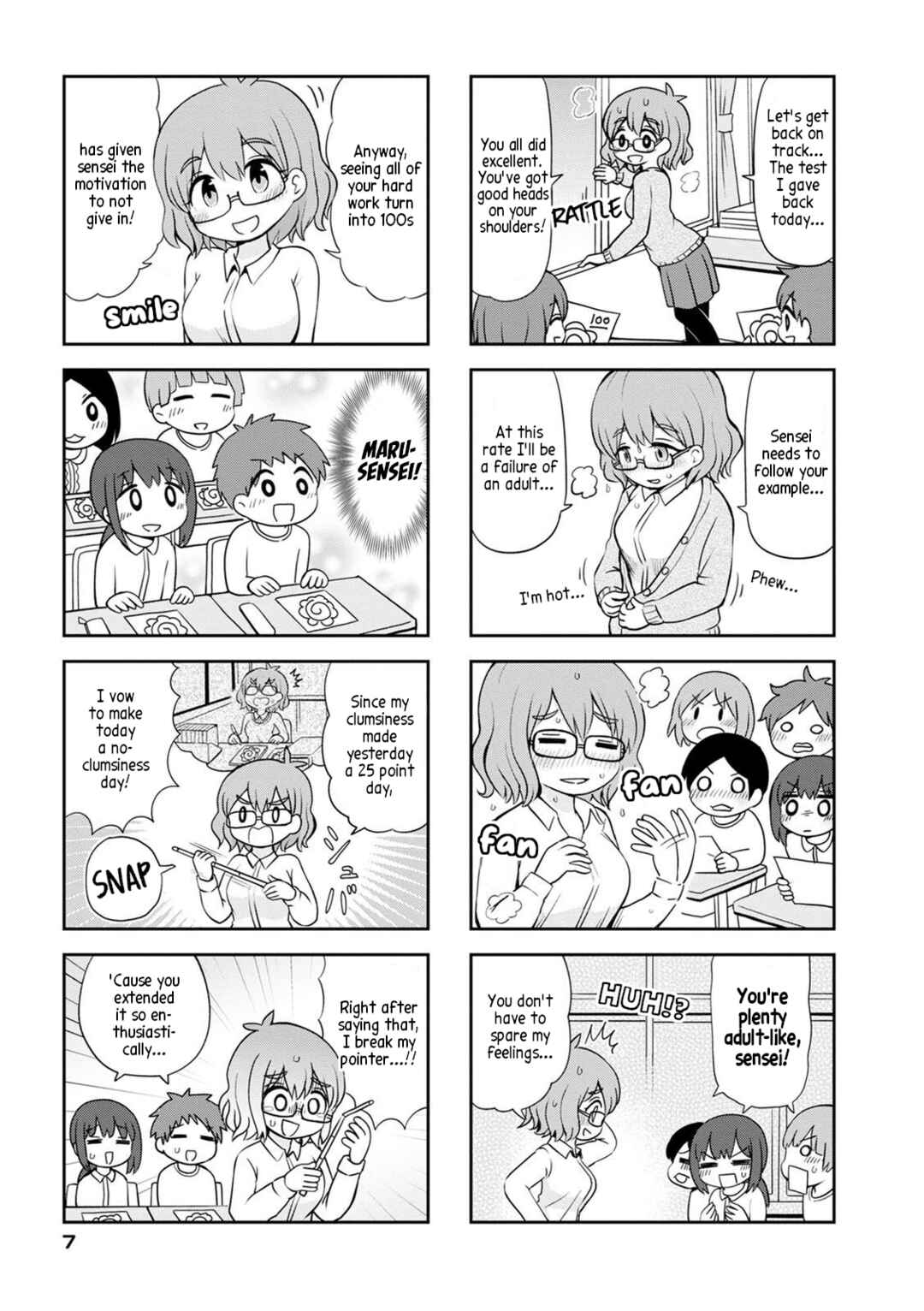 Maru-sensei's ** is cute. Chapter 1 - Page 7