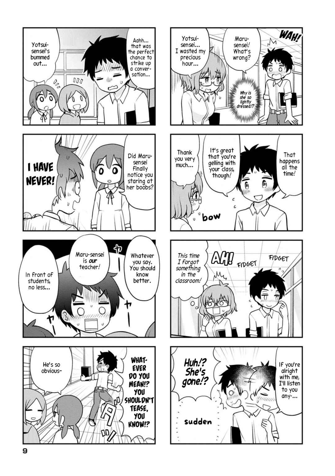 Maru-sensei's ** is cute. Chapter 1 - Page 9