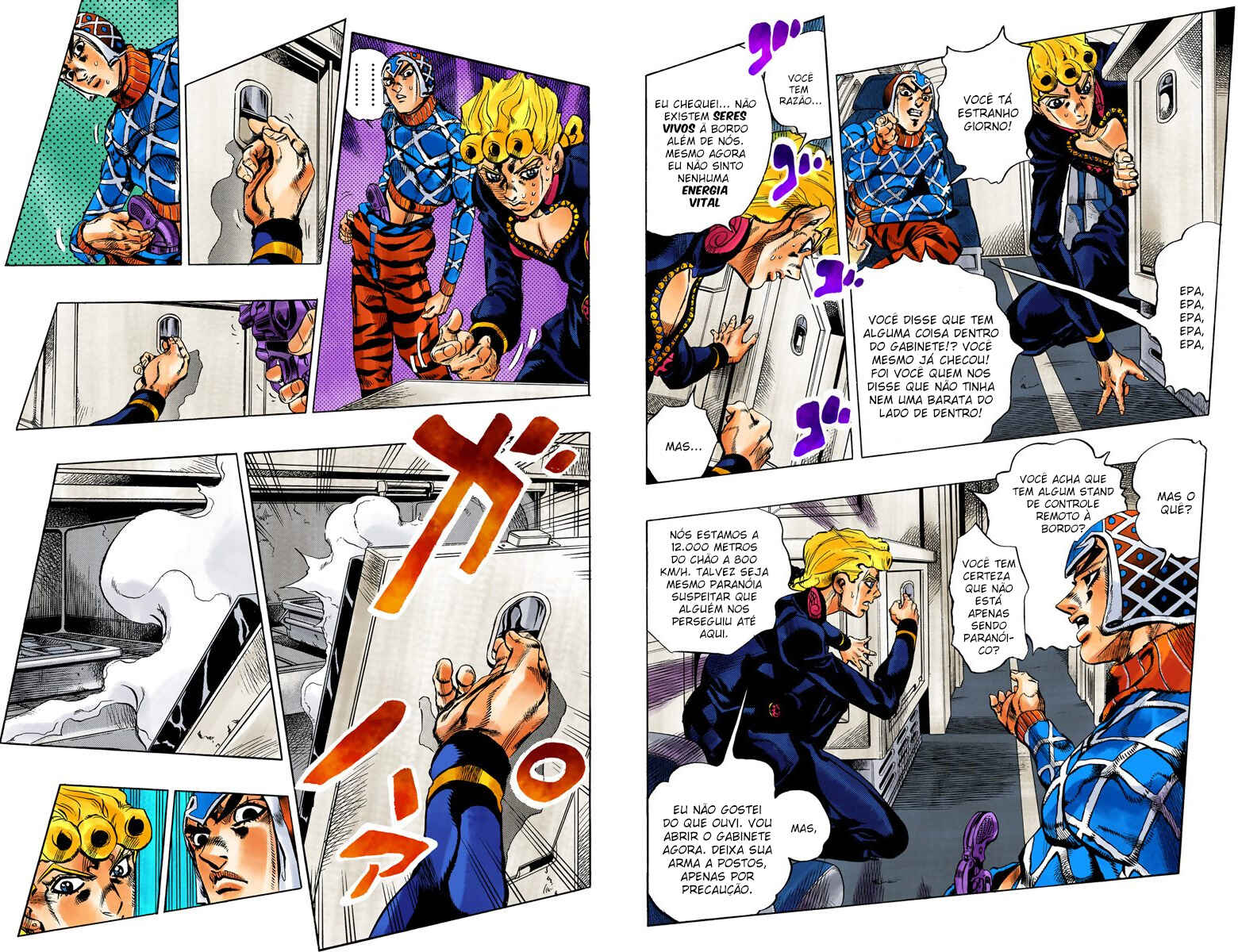 JoJo no Kimyou na Bouken: Part 5 - Ougon no Kaze Color-ban Chapter 94 - Page 8
