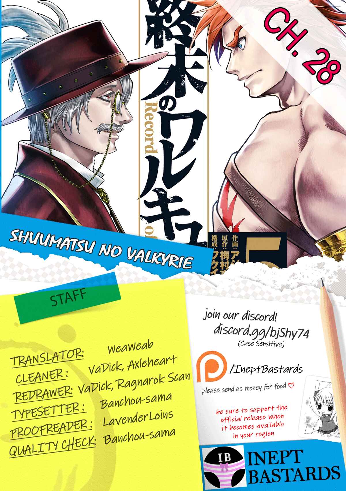 Shuumatsu no Valkyrie Chapter 28 - Page 1