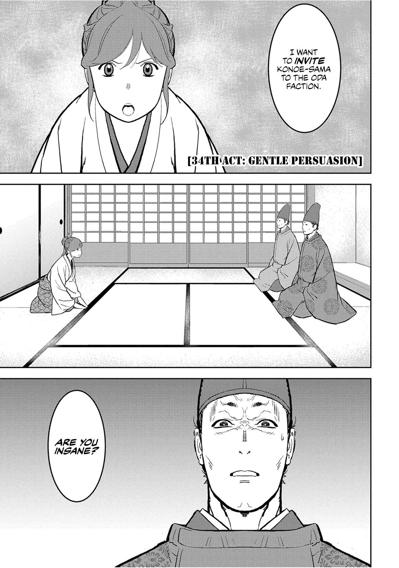 Sengoku Komachi Kuroutan Chapter 34 - Page 2