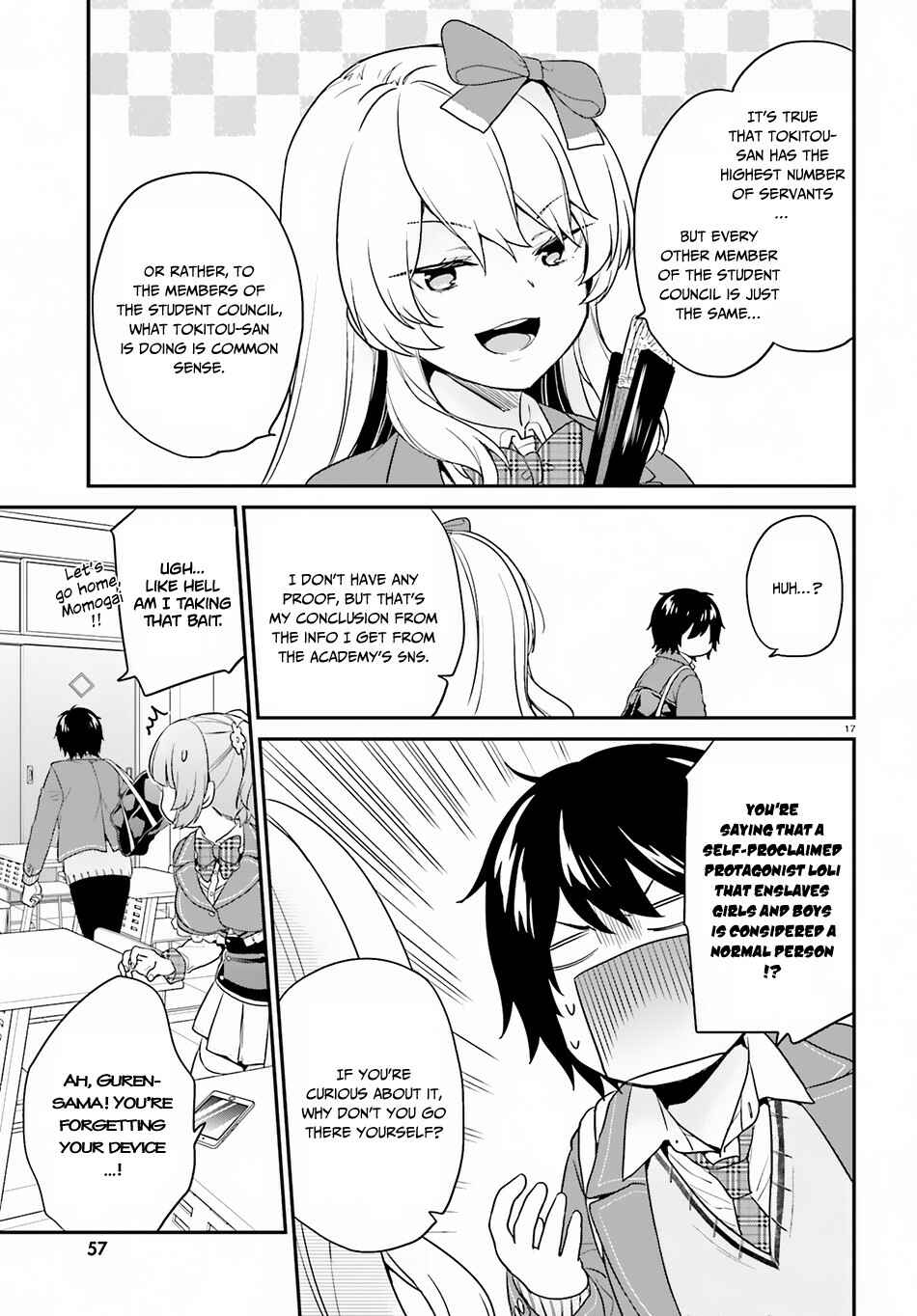 Jishou F-Rank no Oniisama ga Game de Hyouka sareru Gakuen no Chouten ni Kunrin suru Sou desu yo? Chapter 14 - Page 18