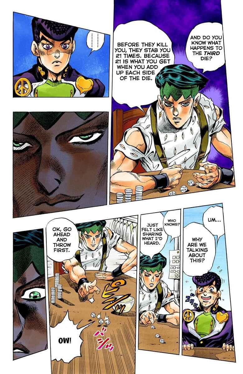 JoJo no Kimyou na Bouken: Part 4 - Diamond wa Kudakenai Color-ban Chapter 116 - Page 15