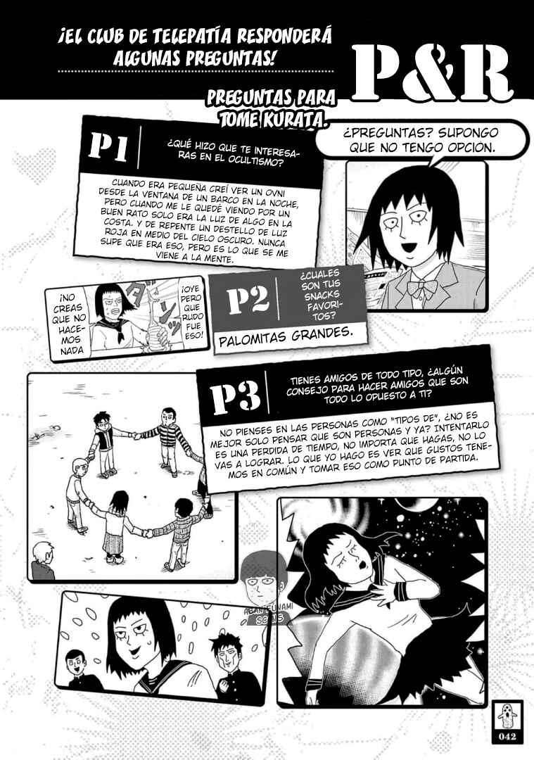 Mob Psycho 100 Official Fanbook. Chapter 3 - Page 10