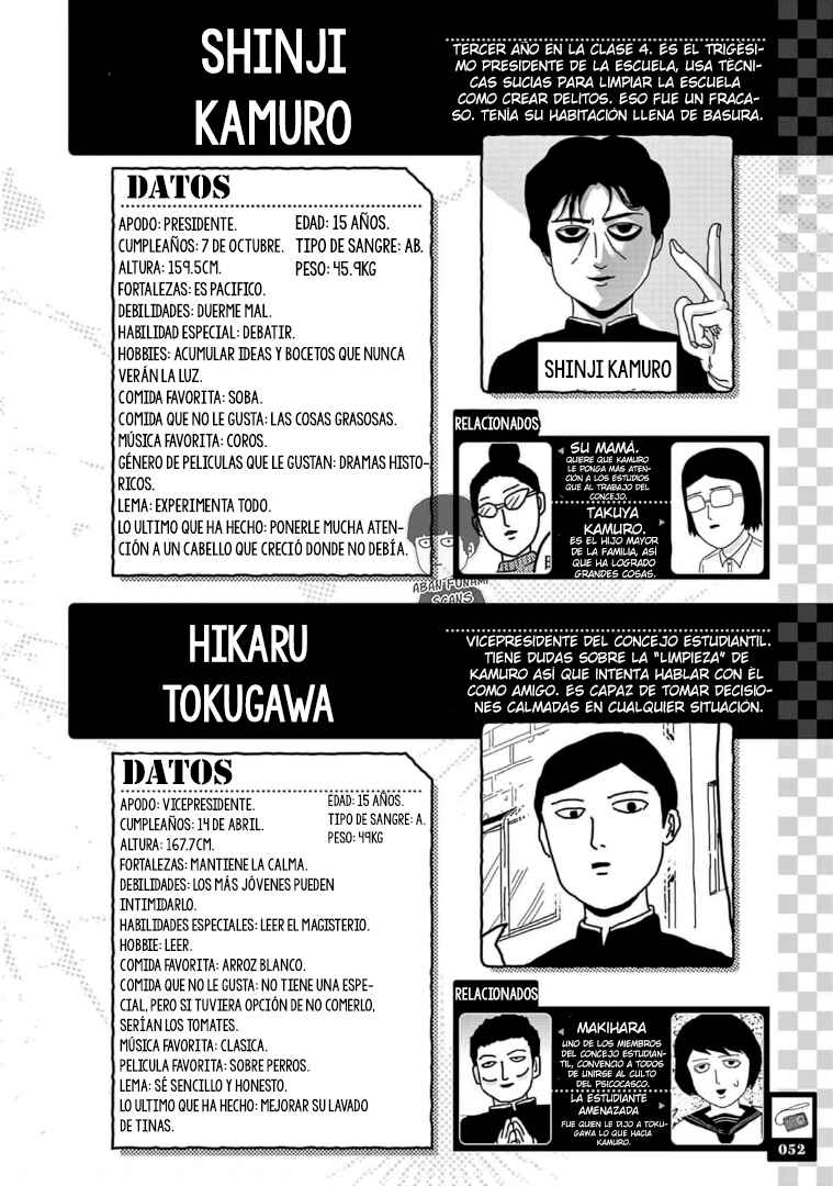 Mob Psycho 100 Official Fanbook. Chapter 3 - Page 20