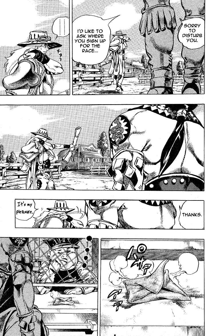 JoJo no Kimyou na Bouken: Part 7 - Steel Ball Run Chapter 4 - Page 12