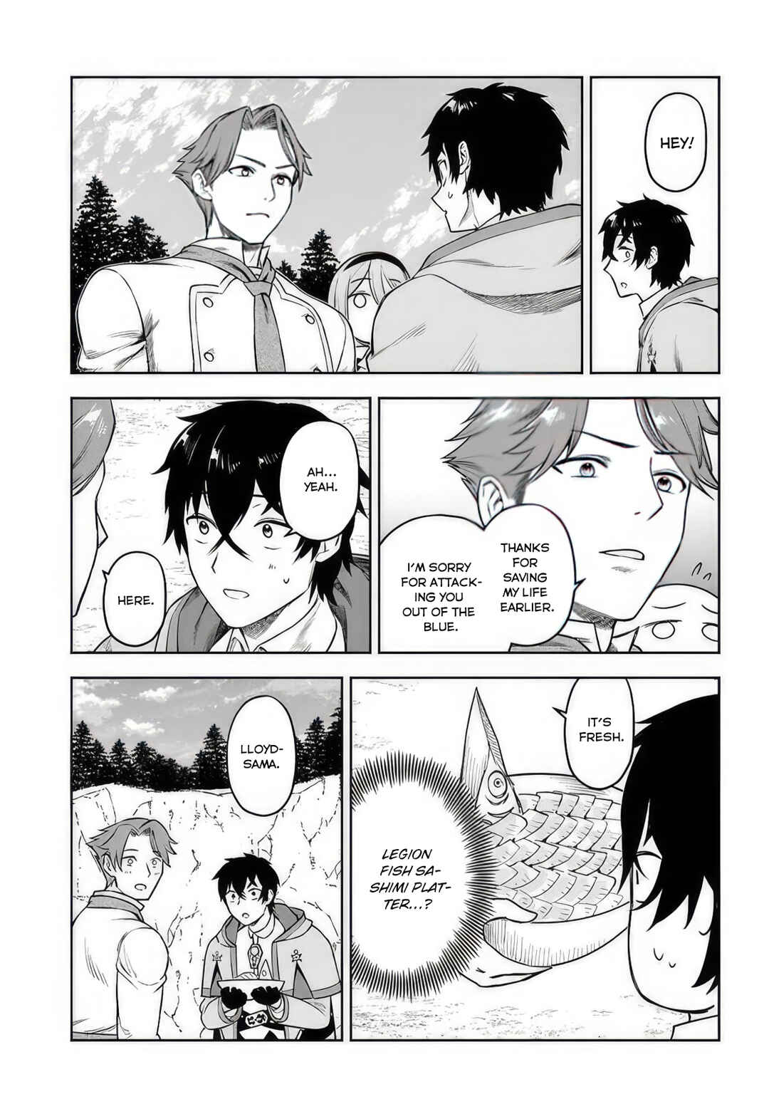 Ore Igai Dare mo Saishu Dekinai Sozai na no ni "Sozai Saishuritsu ga Hikui" to Pawahara suru Osananajimi Renkinjutsushi to Zetsuen shita Senzoku Madoushi, Henkyou no Machi de Slow Life wo Okuritai. Chapter 7 - Page 27