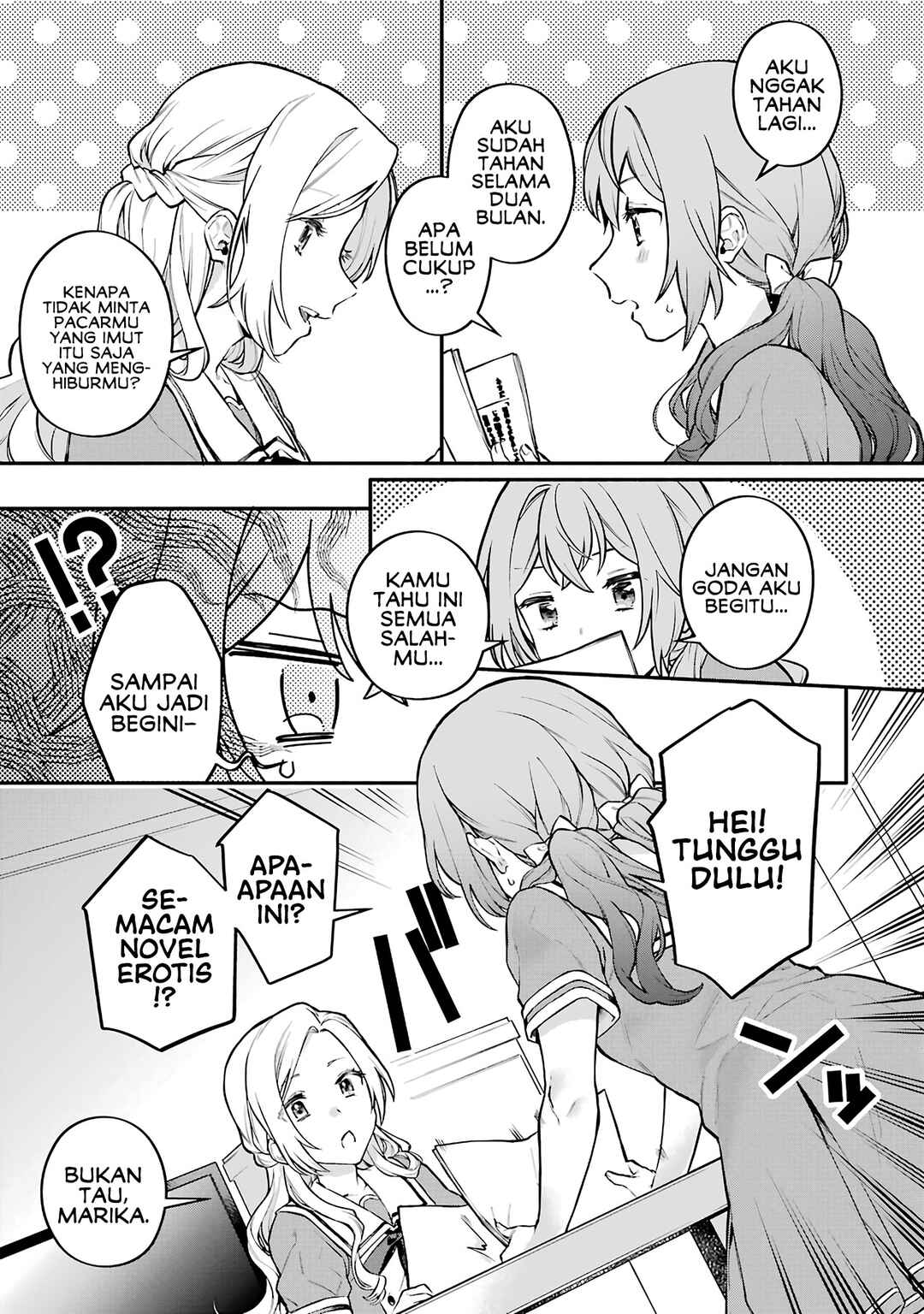 Onna Doushi toka Arienai desho to Iiharu Onnanoko wo, Hyakunichikan de Tetteiteki ni Otosu Yuri no Ohanashi Chapter 5.5 - Page 5