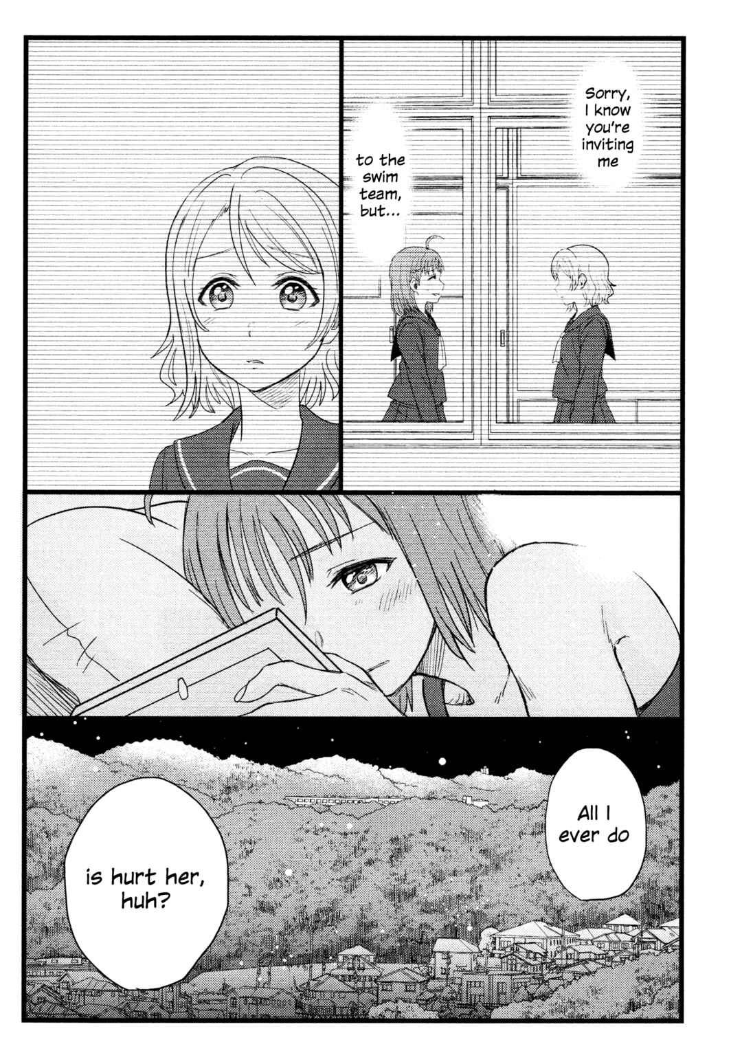 Love Live! Sunshine!! - A Love-Tinted Aquamarine (Doujinshi) Chapter 1 - Page 14