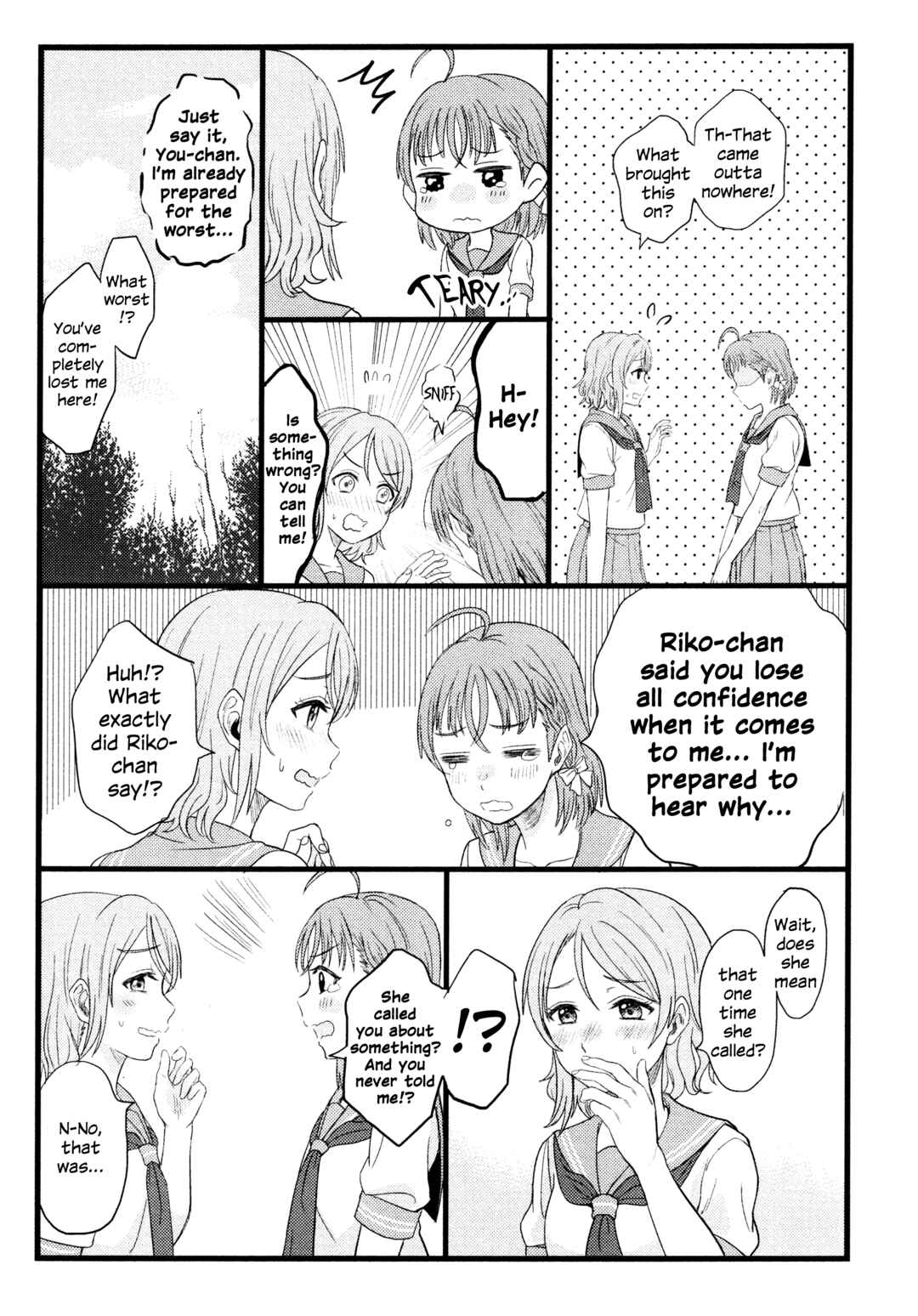 Love Live! Sunshine!! - A Love-Tinted Aquamarine (Doujinshi) Chapter 1 - Page 16