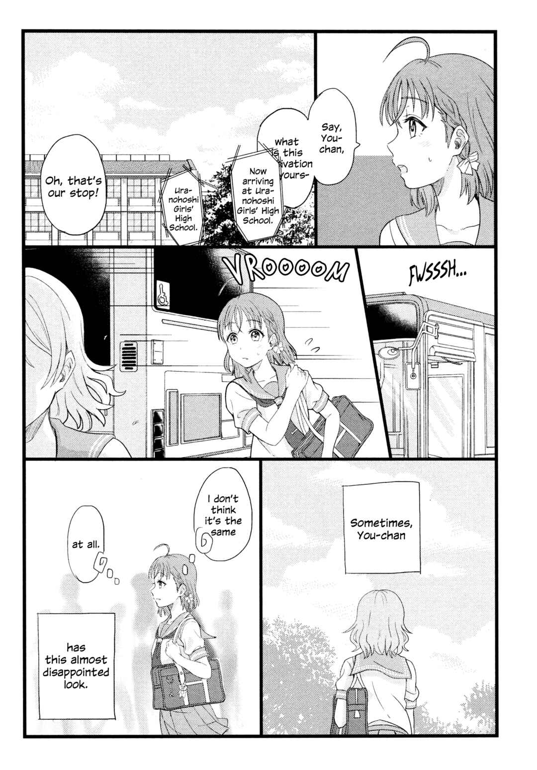 Love Live! Sunshine!! - A Love-Tinted Aquamarine (Doujinshi) Chapter 1 - Page 6