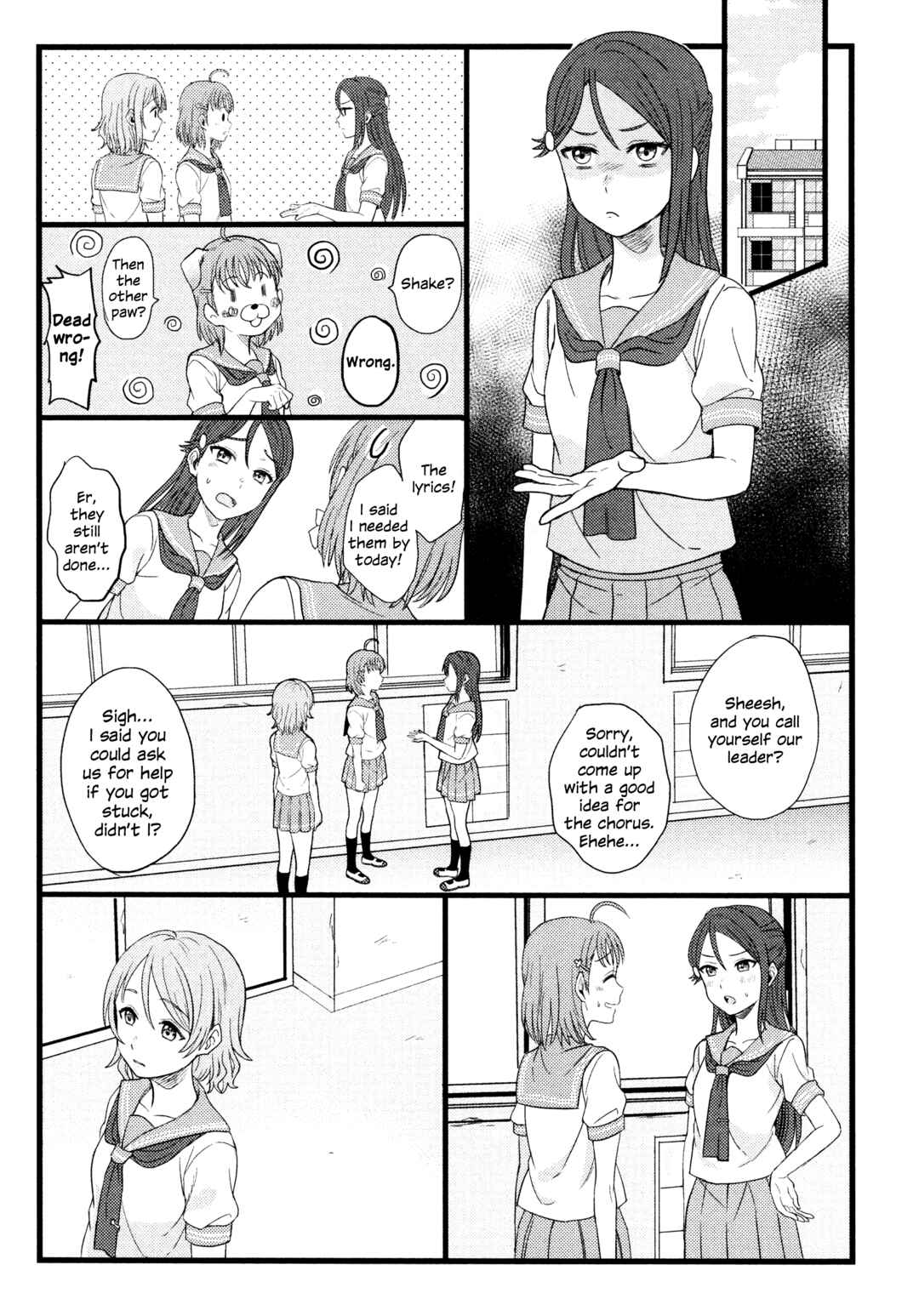 Love Live! Sunshine!! - A Love-Tinted Aquamarine (Doujinshi) Chapter 1 - Page 8
