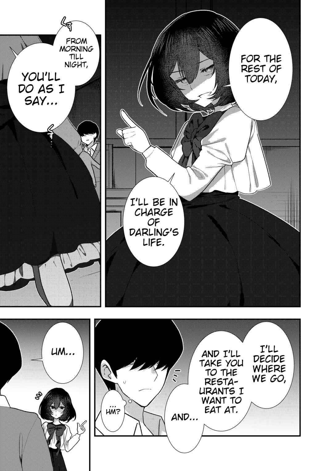 A Yandere Girl Who Is Not Very Good at Being Yandere Chapter 8 - Page 1