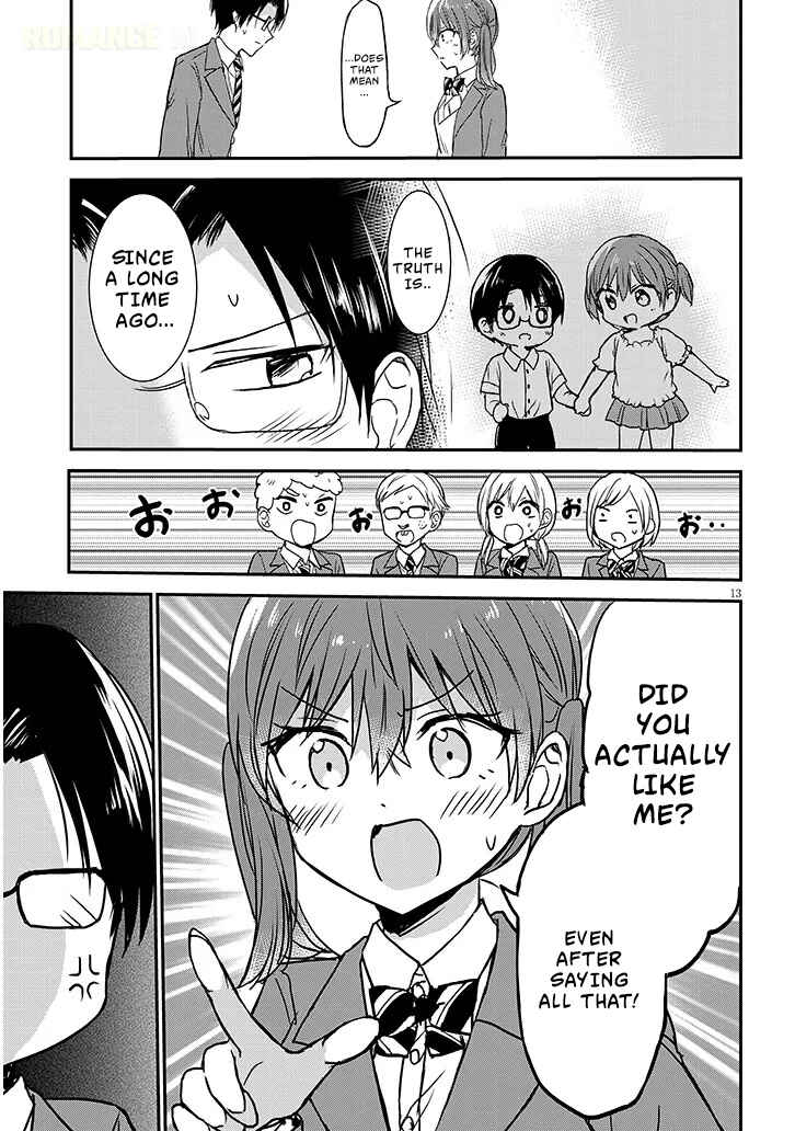 Kao ni Denai Kashiwada-san to Kao ni Deru Oota-kun + Chapter 34 - Page 14