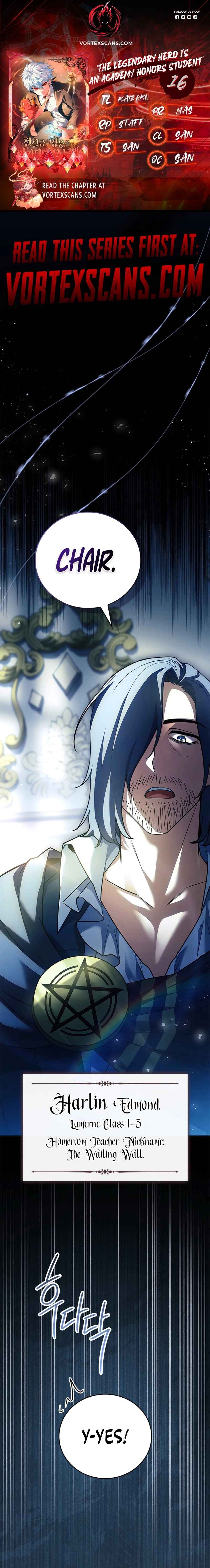 The Legendary Hero is an Academy Honors Student Chapter 16 - Page 1