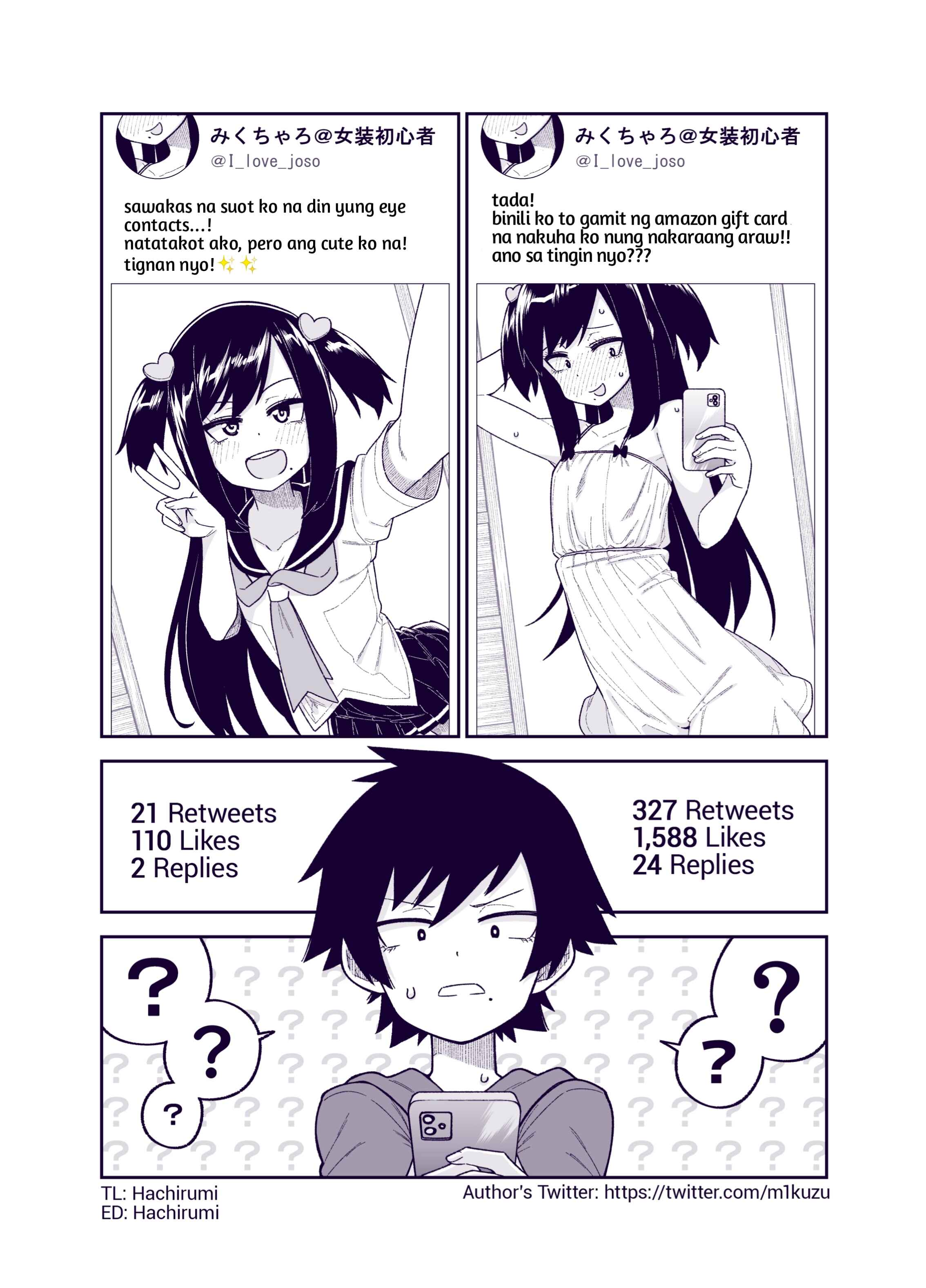 The Crossdressing Boy Who Understood His Fan's Demand Chapter Oneshot - Page 1