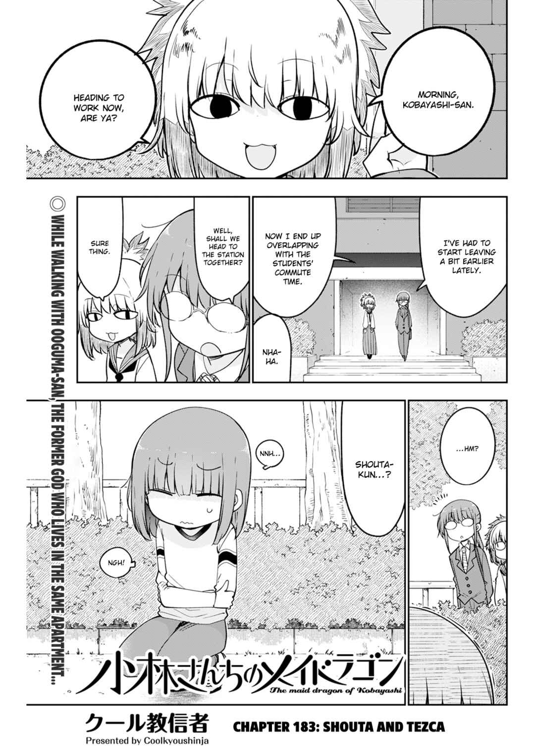 Kobayashi-san Chi no Maid Dragon Chapter 183 - Page 1