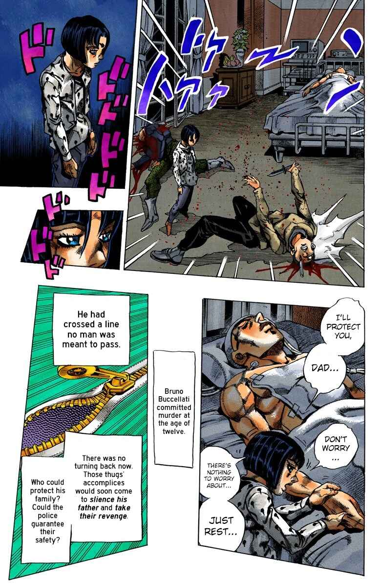 JoJo no Kimyou na Bouken: Part 5 - Ougon no Kaze Color-ban Chapter 78 - Page 16