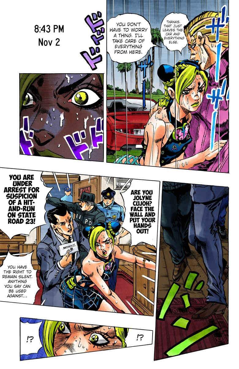 JoJo no Kimyou na Bouken: Part 6 - Stone Ocean Color-ban Chapter 2 - Page 14