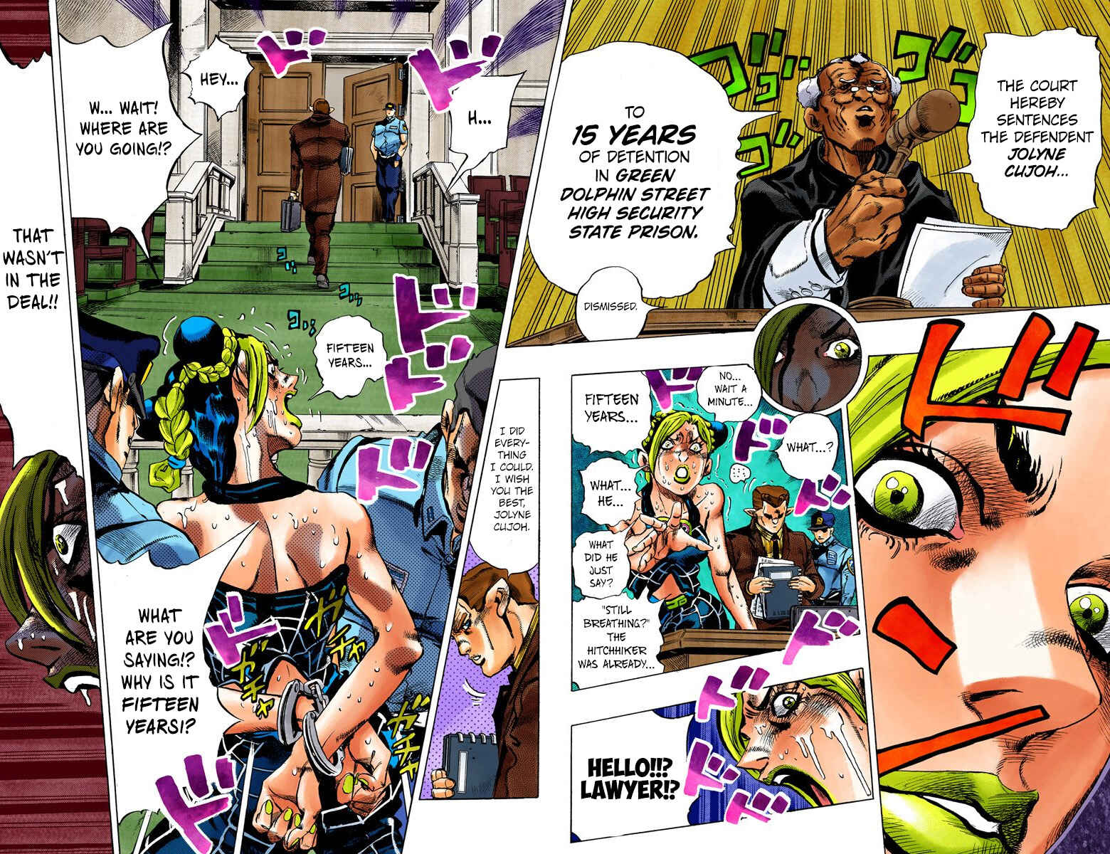 JoJo no Kimyou na Bouken: Part 6 - Stone Ocean Color-ban Chapter 2 - Page 23