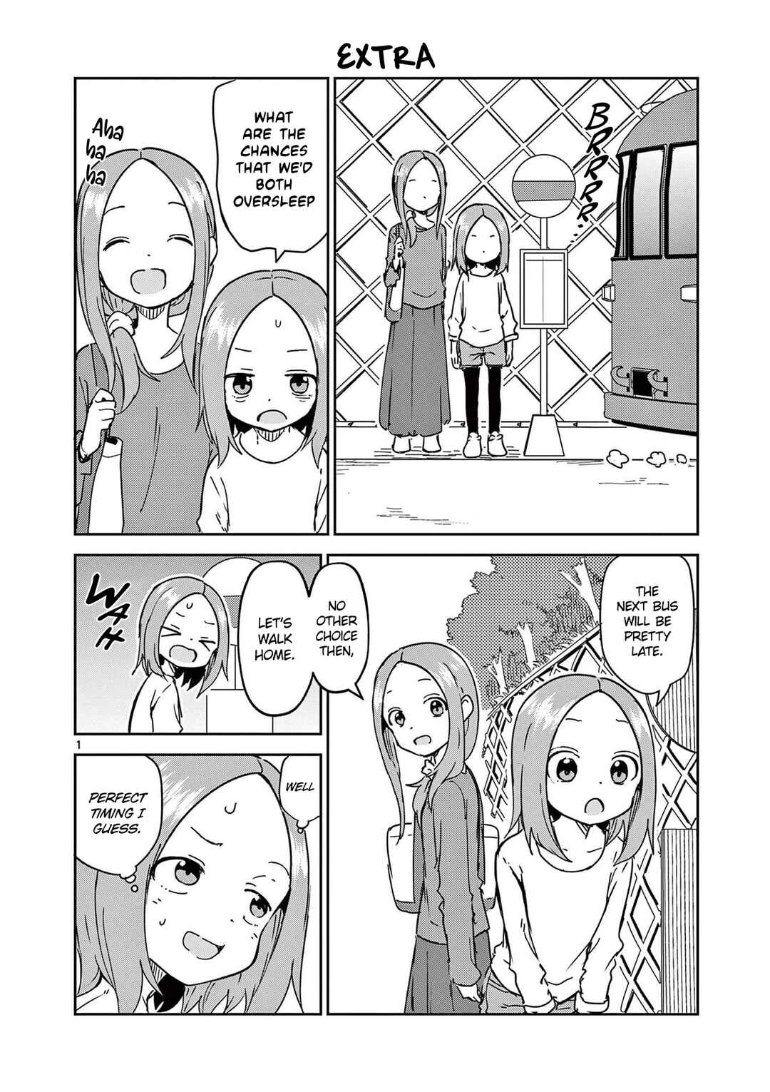Karakai Jouzu no (Moto) Takagi-san Chapter 246.5 - Page 1